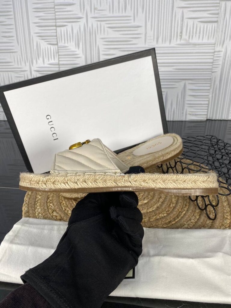 gucci terlik bej hakiki deri ithal