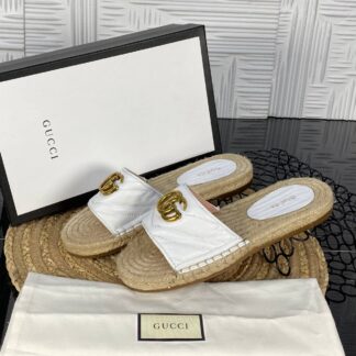 gucci terlik beyaz hakiki deri ithal