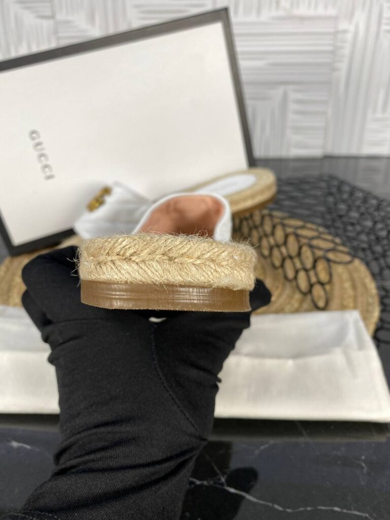 gucci terlik beyaz hakiki deri ithal