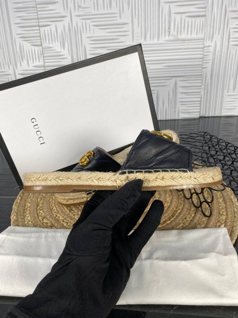 gucci terlik siyah hakiki deri ithal
