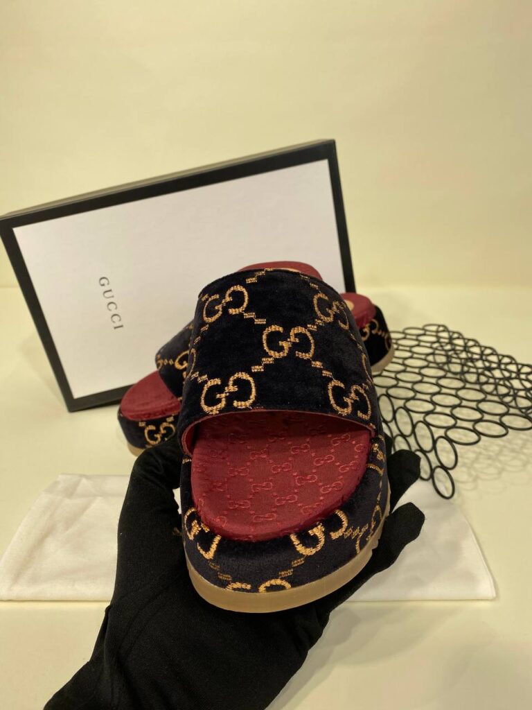 gucci terlik siyah ithal