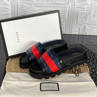 gucci terlik siyah lacivert kirmizi hakiki deri ithal