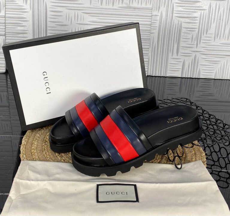 gucci terlik siyah lacivert kirmizi hakiki deri ithal