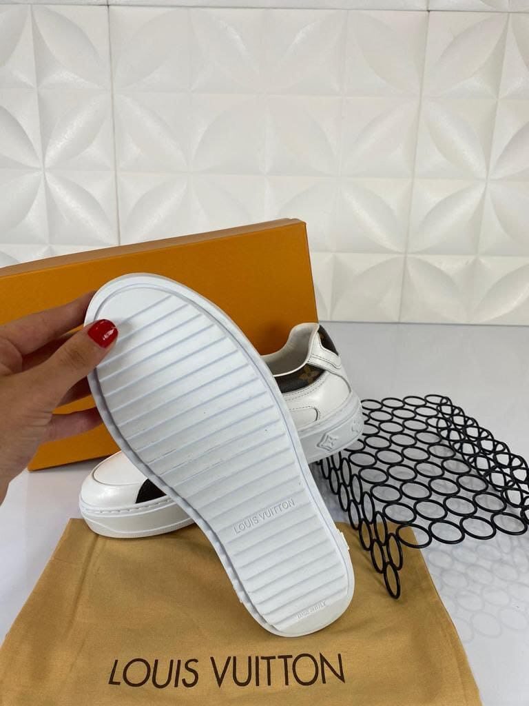 louis vuitton ayakkabi sneakers beyaz deri ithal