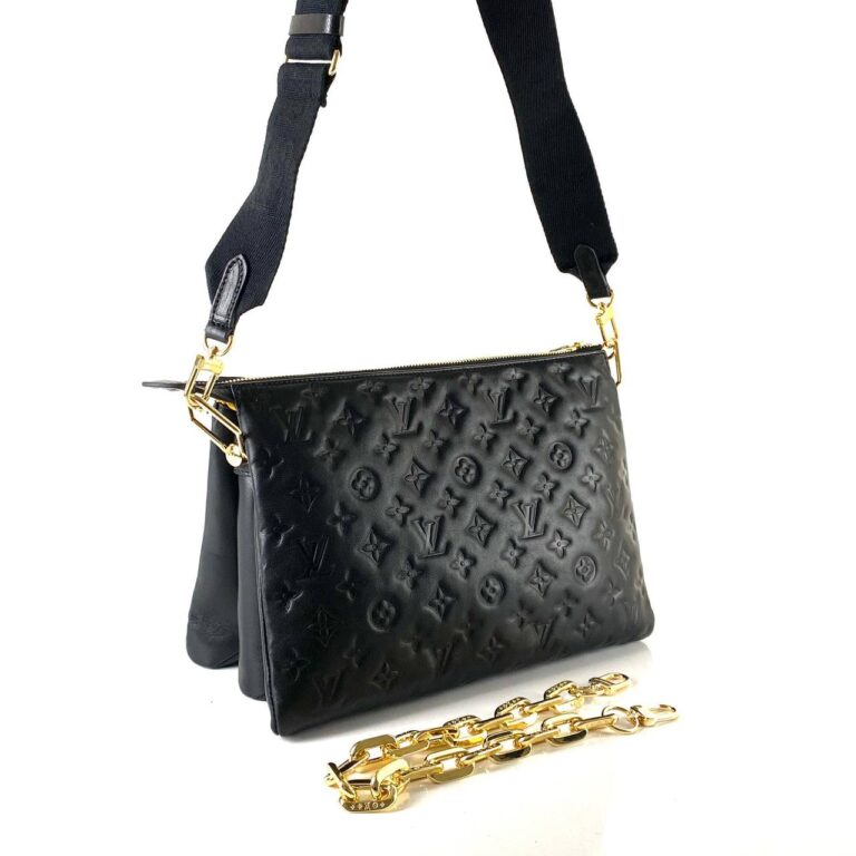 louis vuitton canta coussin mm empreinte siyah gold 34x24x12 cm