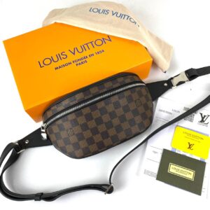louis vuitton canta erkek campus bumbag bel kahve damier 26x13x7 cm