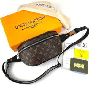 louis vuitton canta erkek campus bumbag bel kahve monogram 26x13x7 cm