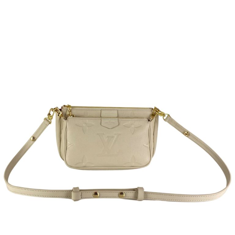 louis vuitton canta multi pochette empriente bej 25x14 cm orta 20x12 cm