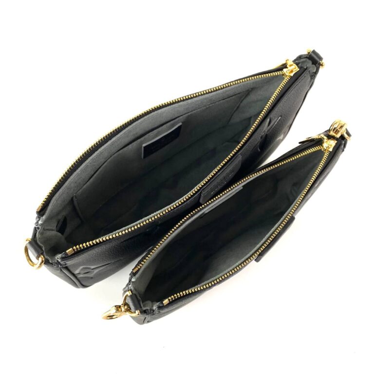 louis vuitton canta multi pochette empriente siyah 25x14 cm orta 20x12 cm