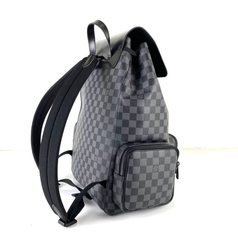 louis vuitton canta trio backpack sirt siyah damier 45x38x25 cm
