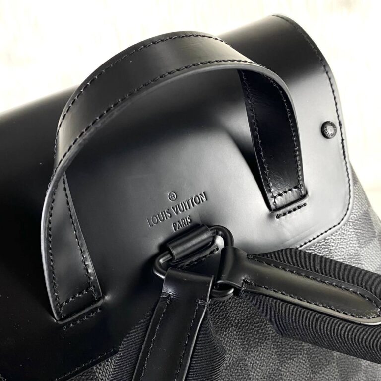 louis vuitton canta trio backpack sirt siyah damier 45x38x25 cm