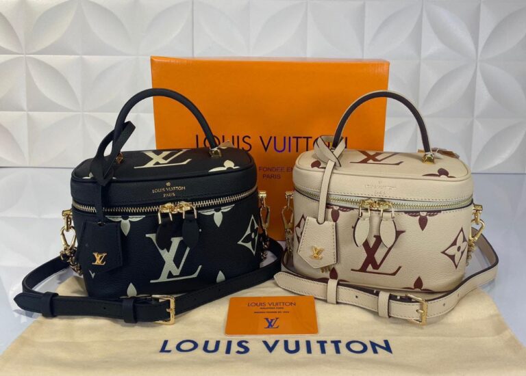 louis vuitton canta vanity pm siyah 19x13 cm ithal