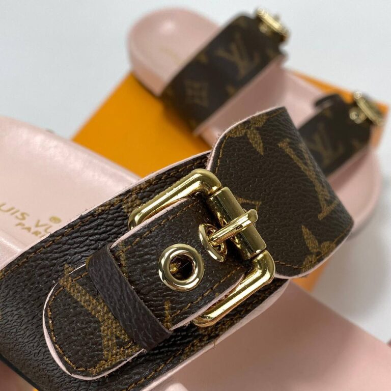 louis vuitton terlik bom dia monogram pembe ic taban ortopedik