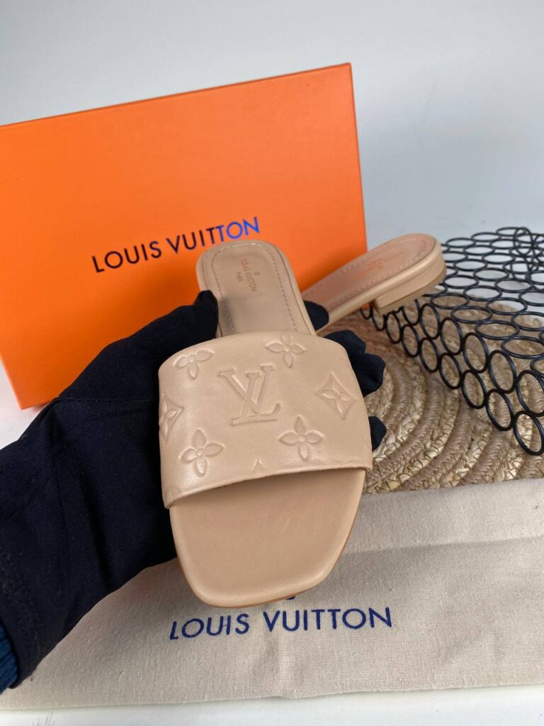 louis vuitton terlik nude simetrik baski ithal