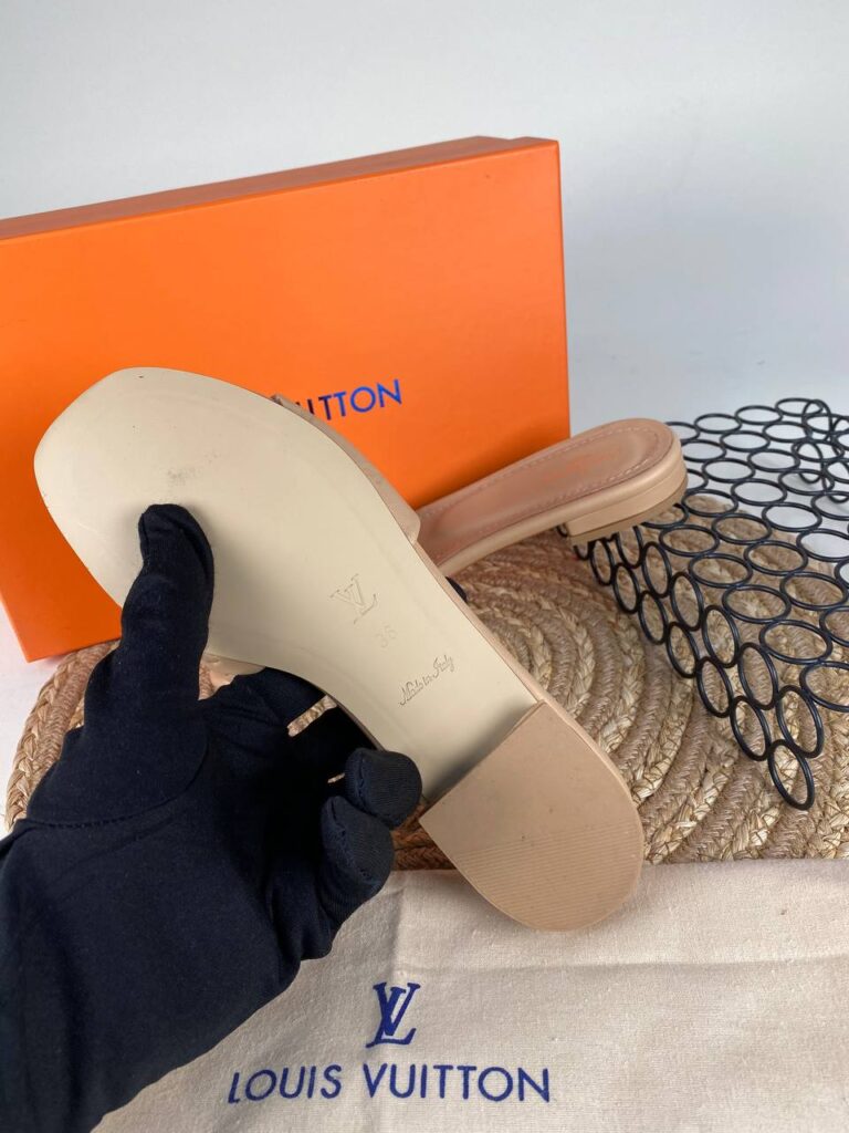 louis vuitton terlik nude simetrik baski ithal