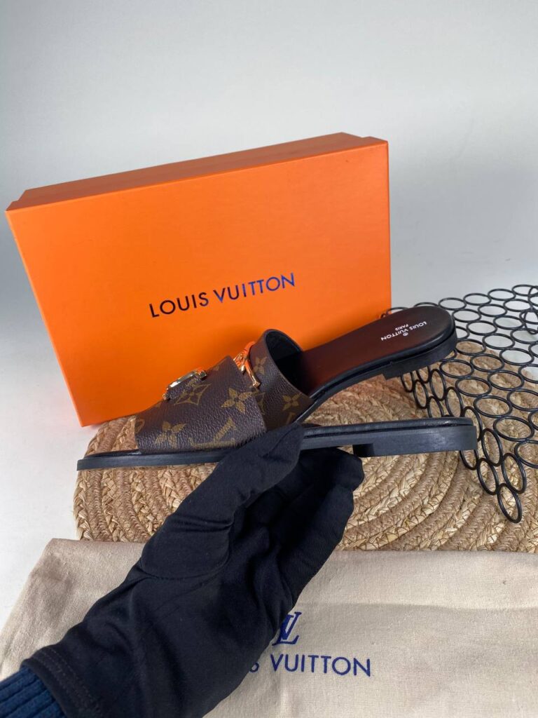 louis vuitton terlik siyah ithal