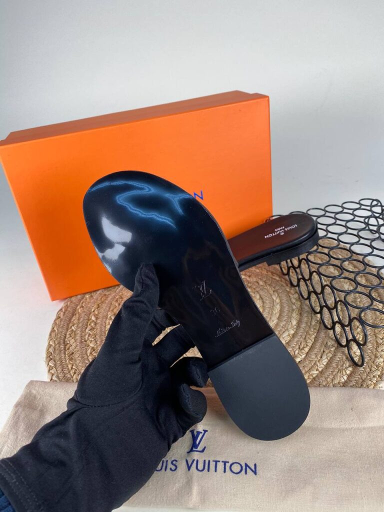 louis vuitton terlik siyah ithal