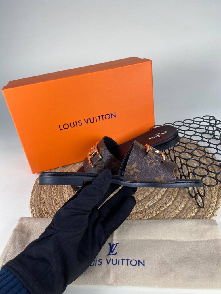 louis vuitton terlik siyah ithal