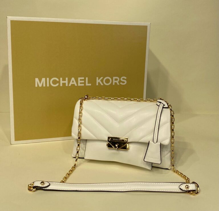 michael kors canta beyaz gold suni deri ithal aksesuar
