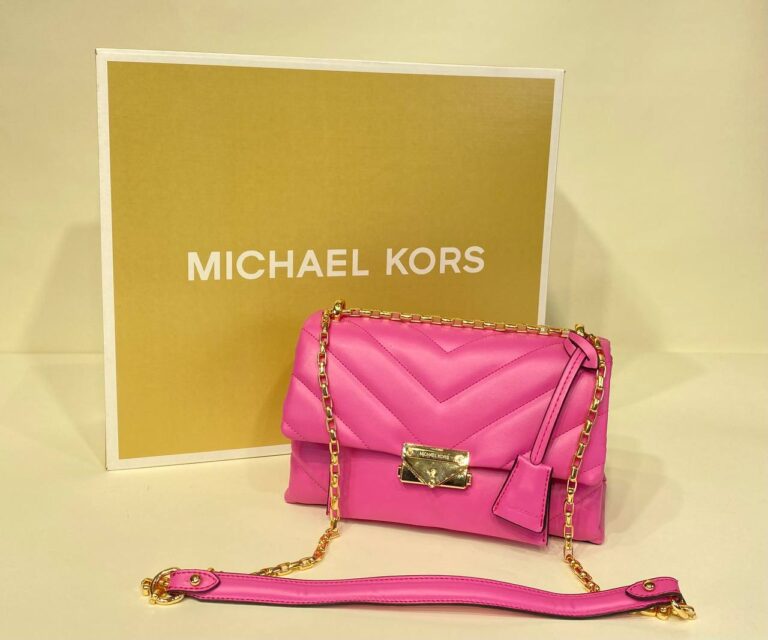 michael kors canta fusya pembe gold suni deri ithal aksesuar