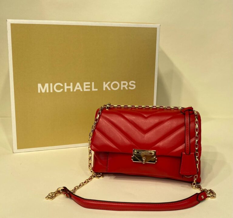 michael kors canta kirmizi gold suni deri ithal aksesuar