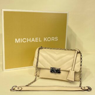 michael kors canta krem suni deri ithal aksesuar