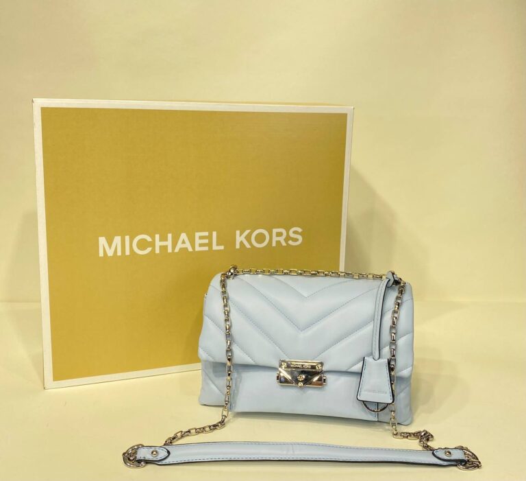 michael kors canta mavi suni deri ithal aksesuar