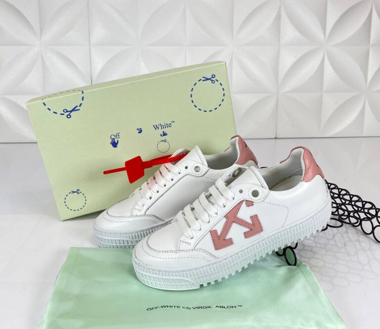 off white ayakkabi beyaz pembe sneakers ithal