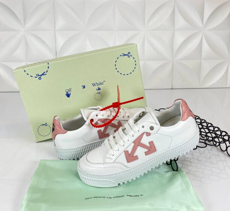 off white ayakkabi beyaz pembe sneakers ithal