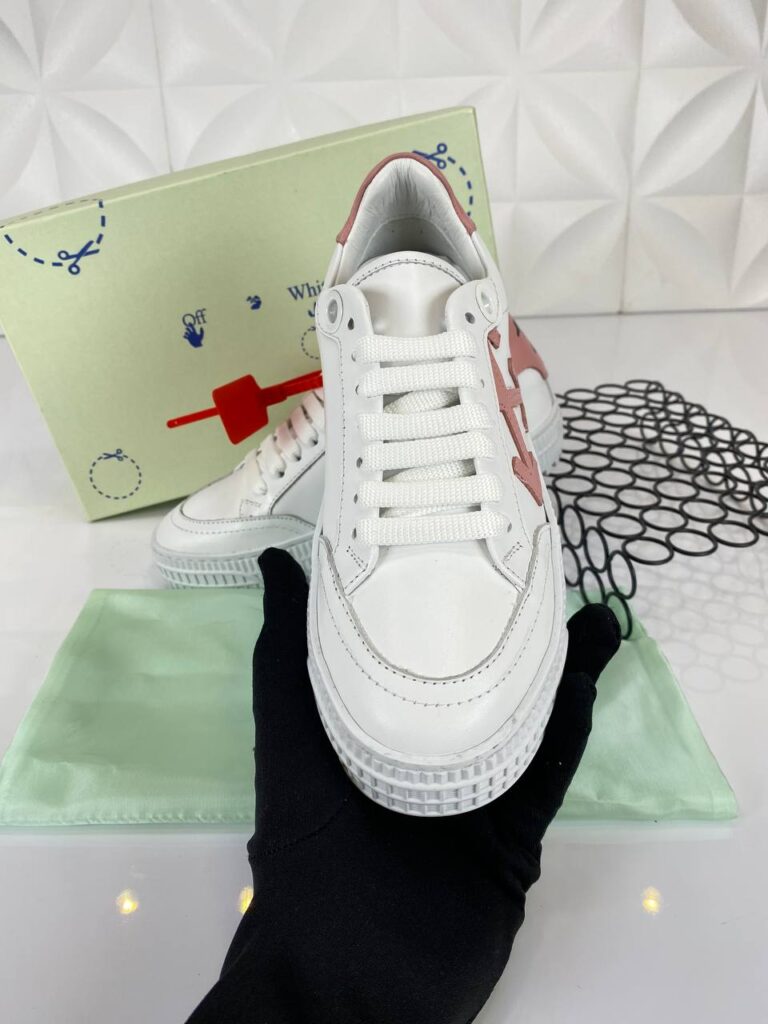 off white ayakkabi beyaz pembe sneakers ithal