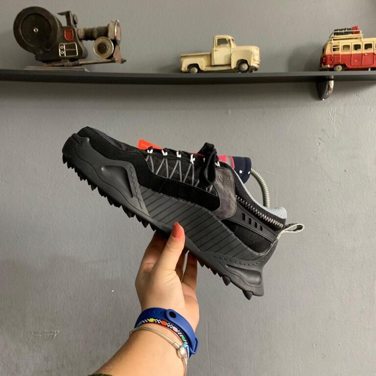 off white ayakkabi sneakers siyah ithal