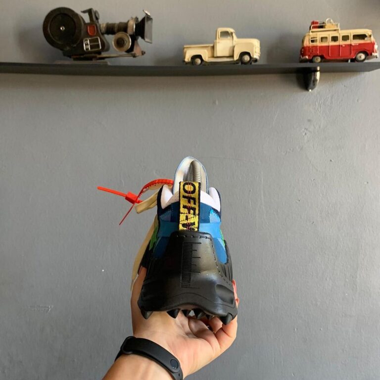 off white ayakkabi sneakers siyah yesil ithal