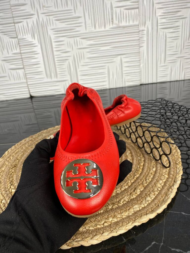 tory burch babet kirmizi gold toka ithal