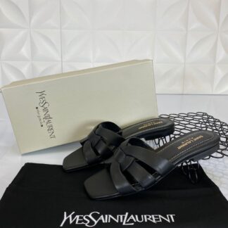 yves saint laurent terlik siyah deri yeni sezon