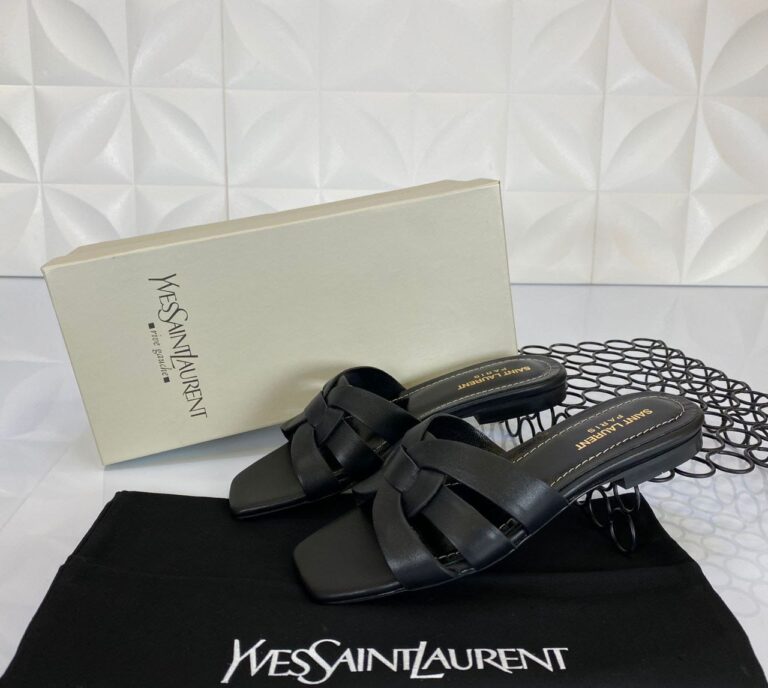 yves saint laurent terlik siyah deri yeni sezon