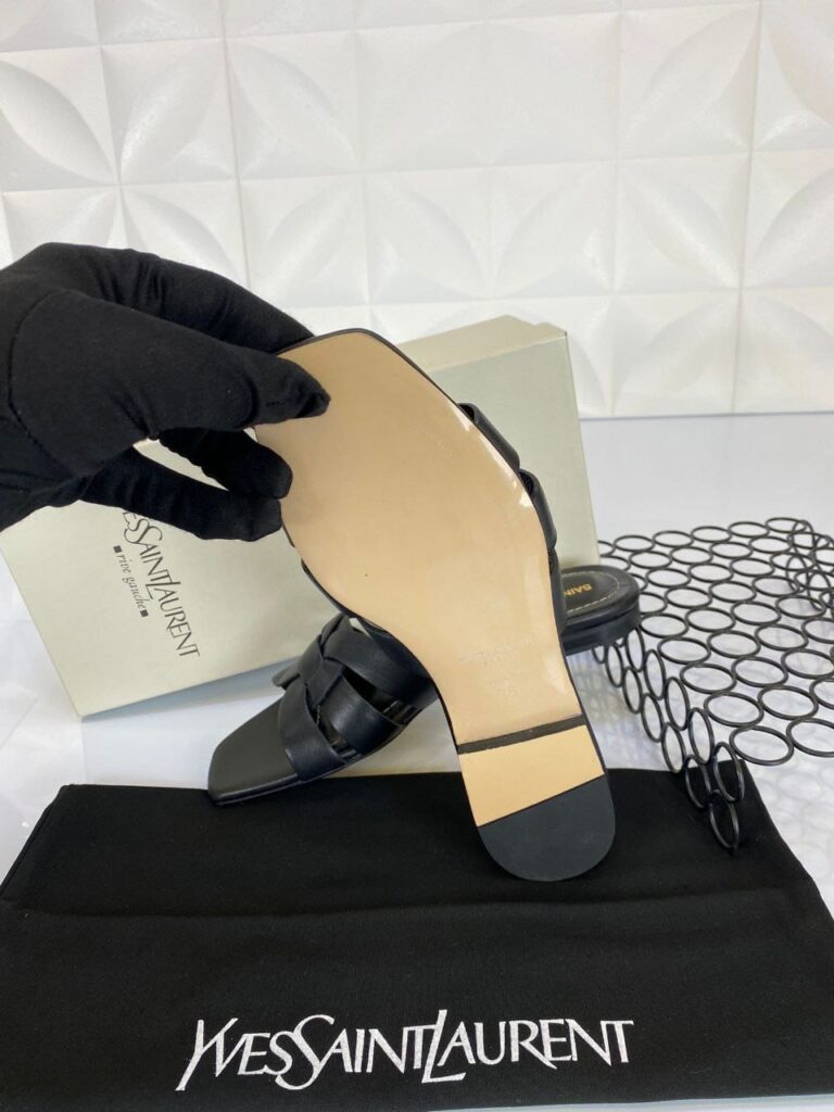 yves saint laurent terlik siyah deri yeni sezon