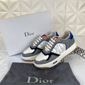 christian dior ayakkabi sneakers gri beyaz mavi ic dis deri