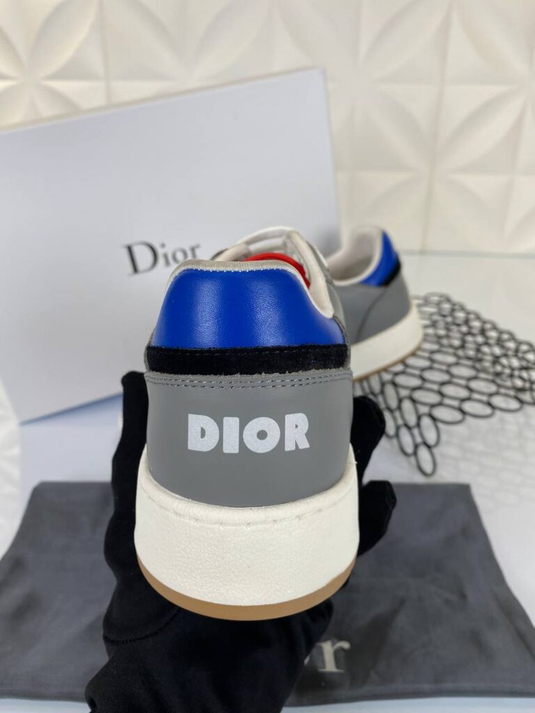christian dior ayakkabi sneakers gri beyaz mavi ic dis deri
