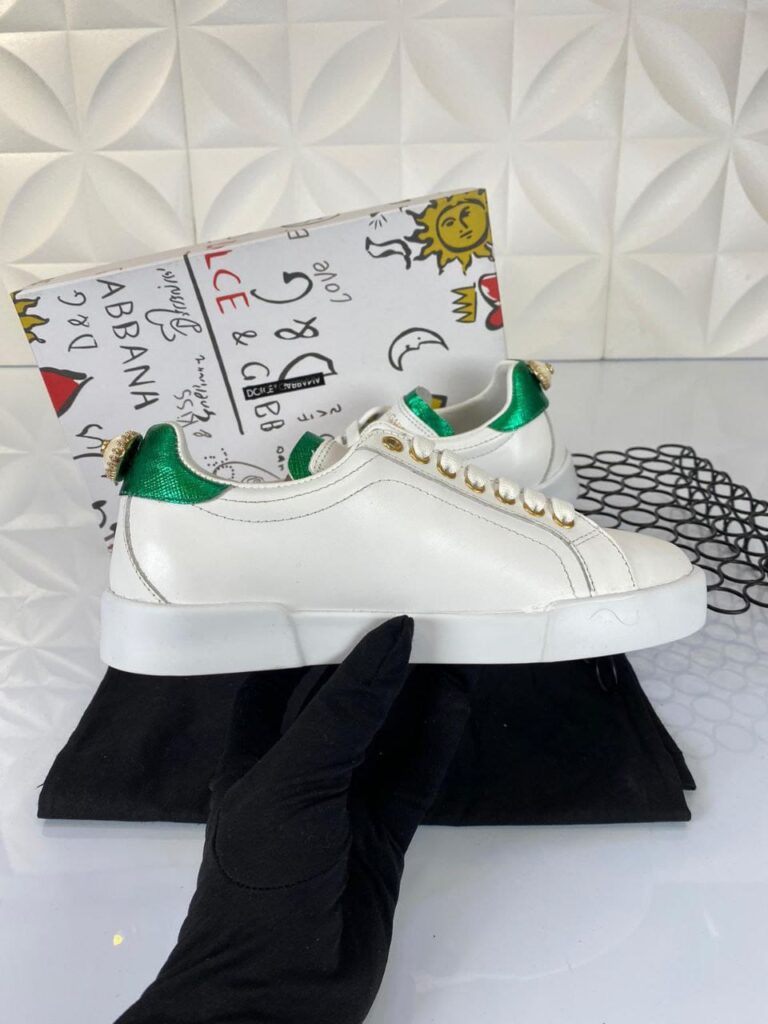 dolce gabbana ayakkabi sneakers beyaz nappa