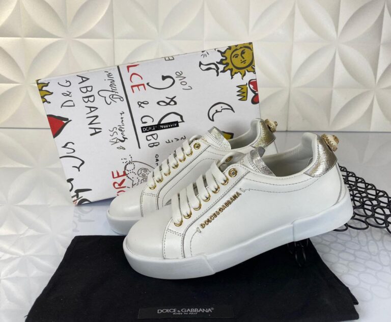 dolce gabbana ayakkabi sneakers beyaz silver nappa