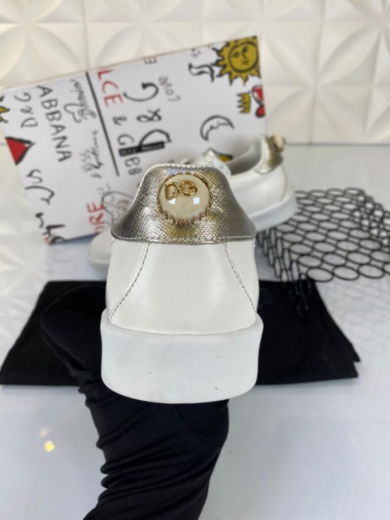 dolce gabbana ayakkabi sneakers beyaz silver nappa