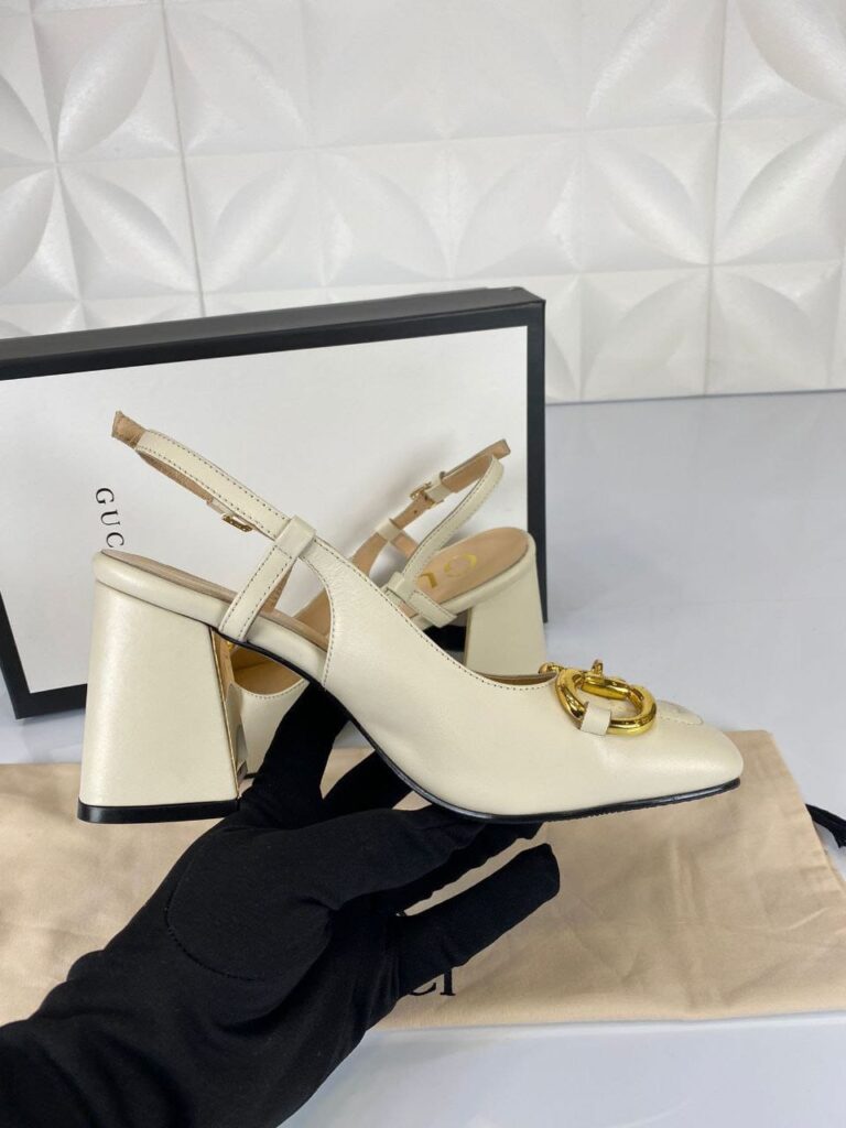 gucci ayakkabi horsebit topuklu krem 9cm
