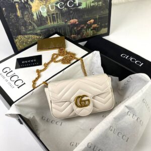 gucci canta nano marmont beyaz 17x12 cm