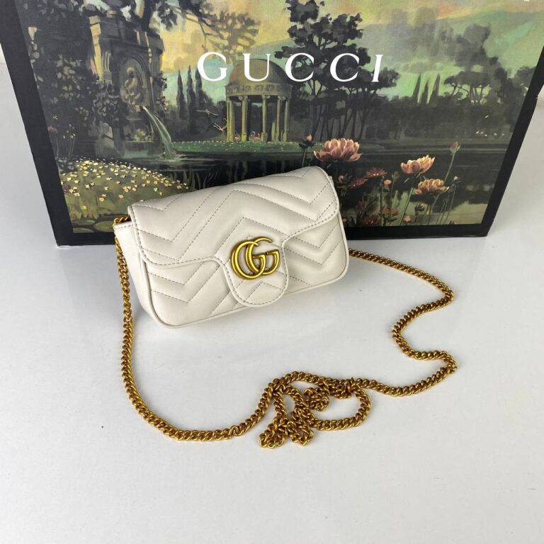 gucci canta nano marmont beyaz 17x12 cm
