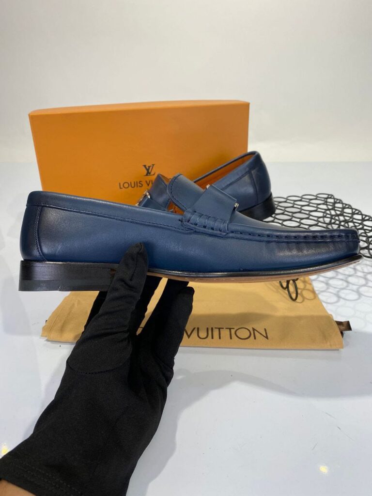 louis vuitton ayakkabi erkek loafer lacivert