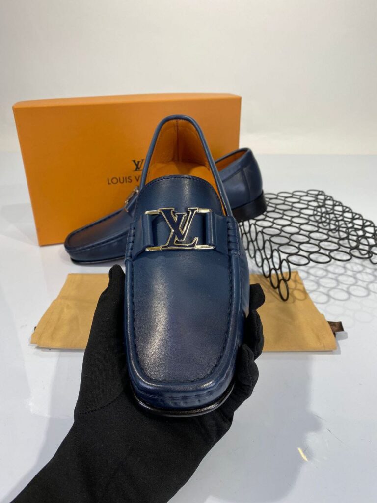 louis vuitton ayakkabi erkek loafer lacivert