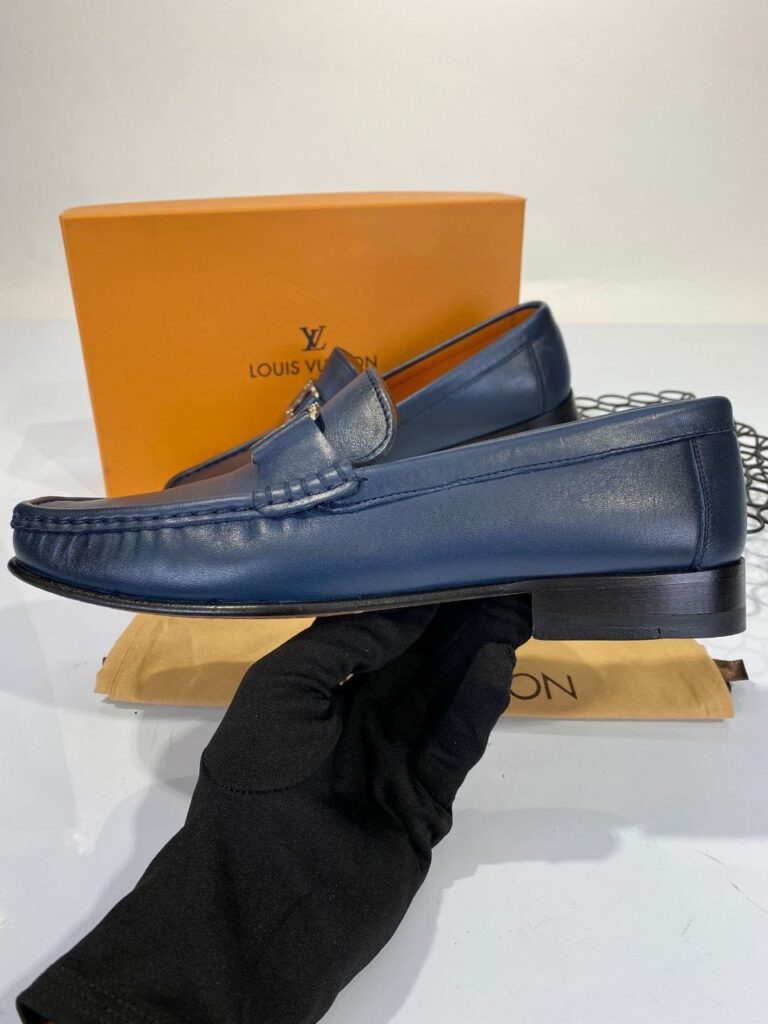 louis vuitton ayakkabi erkek loafer lacivert
