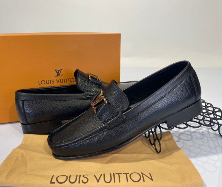 louis vuitton ayakkabi erkek loafer siyah