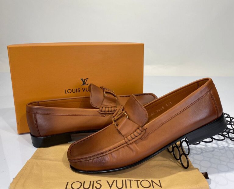 louis vuitton ayakkabi erkek loafer taba