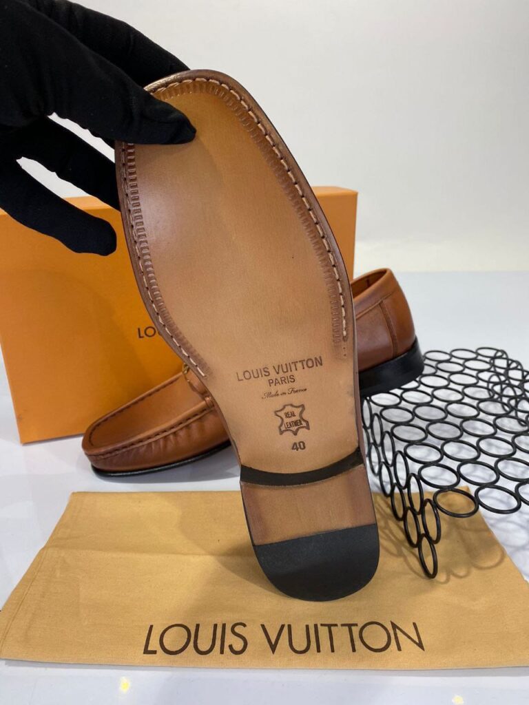 louis vuitton ayakkabi erkek loafer taba